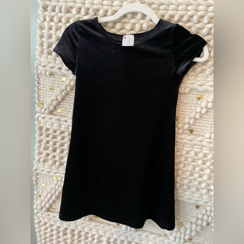 Wednesday style Black Velvety Dress Gently Used smoke free home